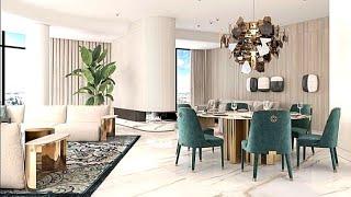 Living Room Dining Room Combo Decorating 2025 | Trendy Layout Ideas