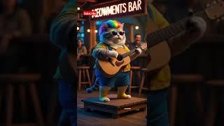 Friday Acoustic Nights #guitar #cats #catvideos #funny #meowments #aicats