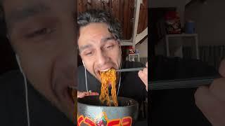 Trying Every Buldak Spicy Noodles Challenge!  (day 1)