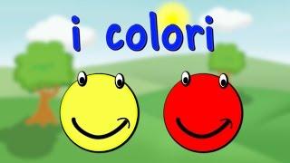 Colors in italian | learn italian for kids