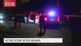 Active police presence along 1400 block of E 17th Street in Des Moines