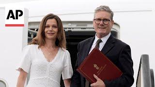 UK Prime Minister Keir Starmer arrives in DC ahead of NATO summit