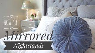 DIY Mirrored Nightstand | IKEA HACK