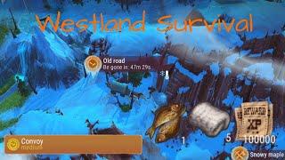 Westland Survival: Old Road Convoy(medium) in the freezing cold, tier 5 & 6 loots