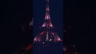 Eiffel tower at night