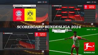 Scoreboard BUNDESLIGA 2024 PES 2017 Sider & Cpk by jeison bol