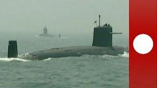 First footage of China nuclear submarine fleet released after military drill