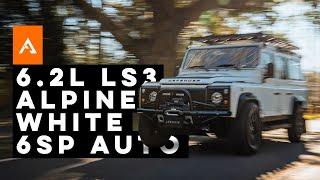 Arkonik Land Rover Defender 110 walk-around | 6.2 LS3 | Alpine White | 6sp Auto