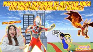 KOTA SAKURA DISERAANG!! ULTRAMAN VS MONSTER NAGA..MENANG SIAPA??? SAKURA SCHOOL SIMULATOR - PART 466