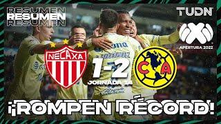 Resumen y goles | Necaxa 1-2 América | Liga Mx Apertura 22 -J14 | TUDN