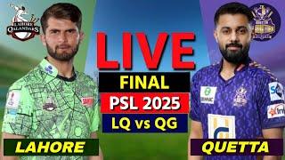 PSL FINAL: LQ vs QG, Final | Scores & Commentary | Lahore vs Quetta | LAHORE 5 OV | PSL LIVE