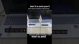 Ryzen 5 vs intel i5  boot time  | amd ryzen 5 7520u vs intel i5 13th gen 13420H | amd vs intel