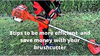 8 tips & tricks for you and your brushcutter, to save time, be more efficient and save your body.