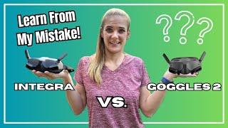 DJI Goggles 2 vs Goggles Integra / Pro-View Combo or Explorer Combo- DON'T WASTE YOUR MONEY!