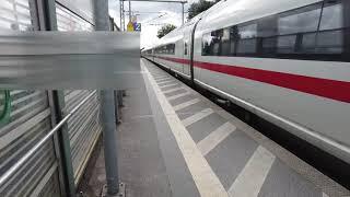 Zugverkehr am Haltepunkt Limbach (b Homburg,Saar)