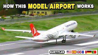  REAL working MINIATURE AIRPORT 1:87 @ Miniatur Wunderland Hamburg