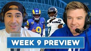 Is This A Must Win For The Seahawks Against The Rams? Ft. Charles Cross | Week 9 Preview