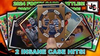 2 INSANE CASE HITS! FOOTY CARD BATTLES | 2024 AFL TEAMCOACH CARDS