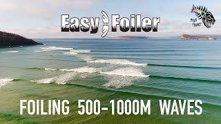 Foiling 500-1000m Waves