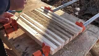 Pallet wood cutting board