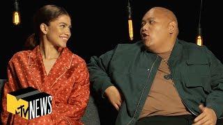 Zendaya & Jacob Batalon on 'Spider-Man: Far From Home' | MTV News