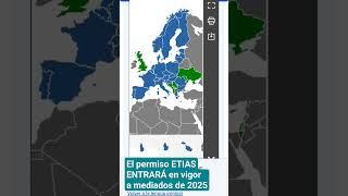 Permiso ETIAS 2025. Es OFICIAL #shorts