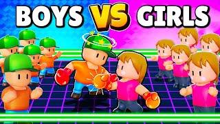 BOYS vs GIRLS in Stumble Guys!