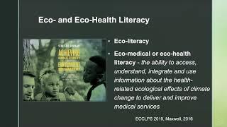 Global Consortium on Climate and Health Education (GCCHE) Member Webinar: University of California