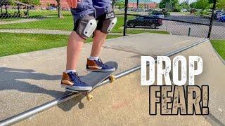 51 YO Skater Tips to DROP the FEAR of Dropping In 