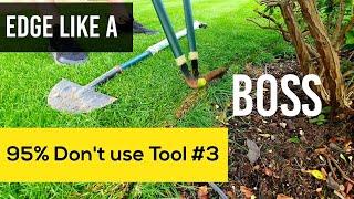 3 Tools for Professional Lawn Edges (NO Power Tools)