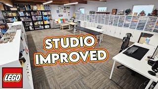 Making HUGE IMPROVEMENTS to the LEGO STUDIO!