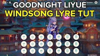 Goodnight Liyue Theme bgm Ost  Genshin Impact Windsong Lyre Tutorial