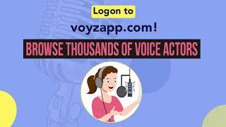 Quick, Low Cost Voice Overs @Voyzapp