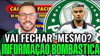 VAI FECHAR MESMO? FACINCANI CONTA TUDO SOBRE A NEGOCIAÇÃO DE PALMEIRAS COM ANDREAS PEREIRA! VEJAM.