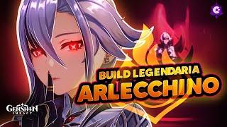 🩸LEGENDARY BUILD of ARLECCHINO🩸 #GenshinImpact