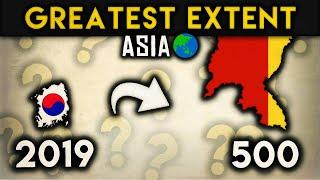 Countries of Asia at their Greatest Extent