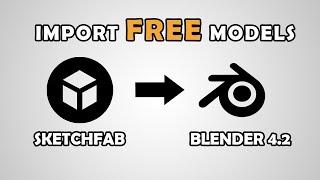 Sketchfab to Blender 4.2 Workflow (Tutorial)