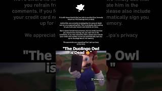 Duolingo Owl is Dead  #memes #shorts #funny