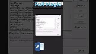 MS Word all keyboard shortcuts in minutes | #shorts | word tips and tricks