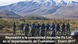 Reprimen a comunidad mapuche en un intento de desalojo en Chubut, a pedido de Benetton