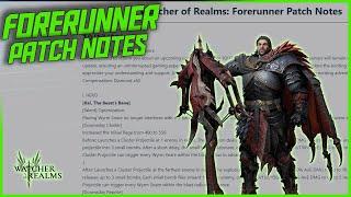 Forerunner Patch Notes: Kai Rework! || Watcher of Realms