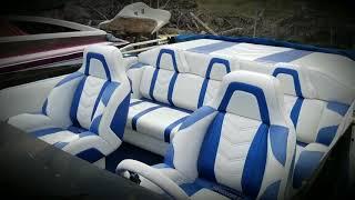 Martinez marine interiors. Custom boat seats. Marine interiors. Boat upholstery