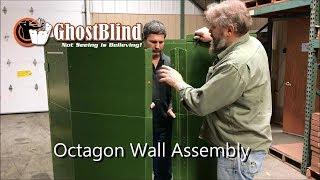 GhostBlind Octagon Blind - Wall Assembly