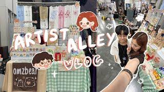 artist alley vlog  here's what happened at fanx