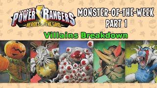 Monster-of-the-Week Part 1 – Power Rangers: Heroes of the Grid Villains Breakdown