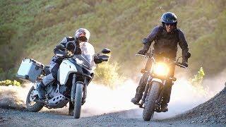 Suzuki VanVan 200 vs. Ducati Multistrada 1200 Enduro Rags to Riches! | On Two Wheels