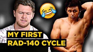 REACTING to my FIRST RAD-140 Cycle | SARMs Before and After Transformation