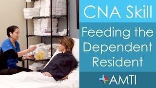 CNA Skill: Feeding the Dependent Resident