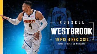 Russell Westbrook Full Game Highlights vs. Timberwolves  | 3/12/25