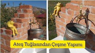 Ateş Tuğlasından Çeşme Yapımı- PART1